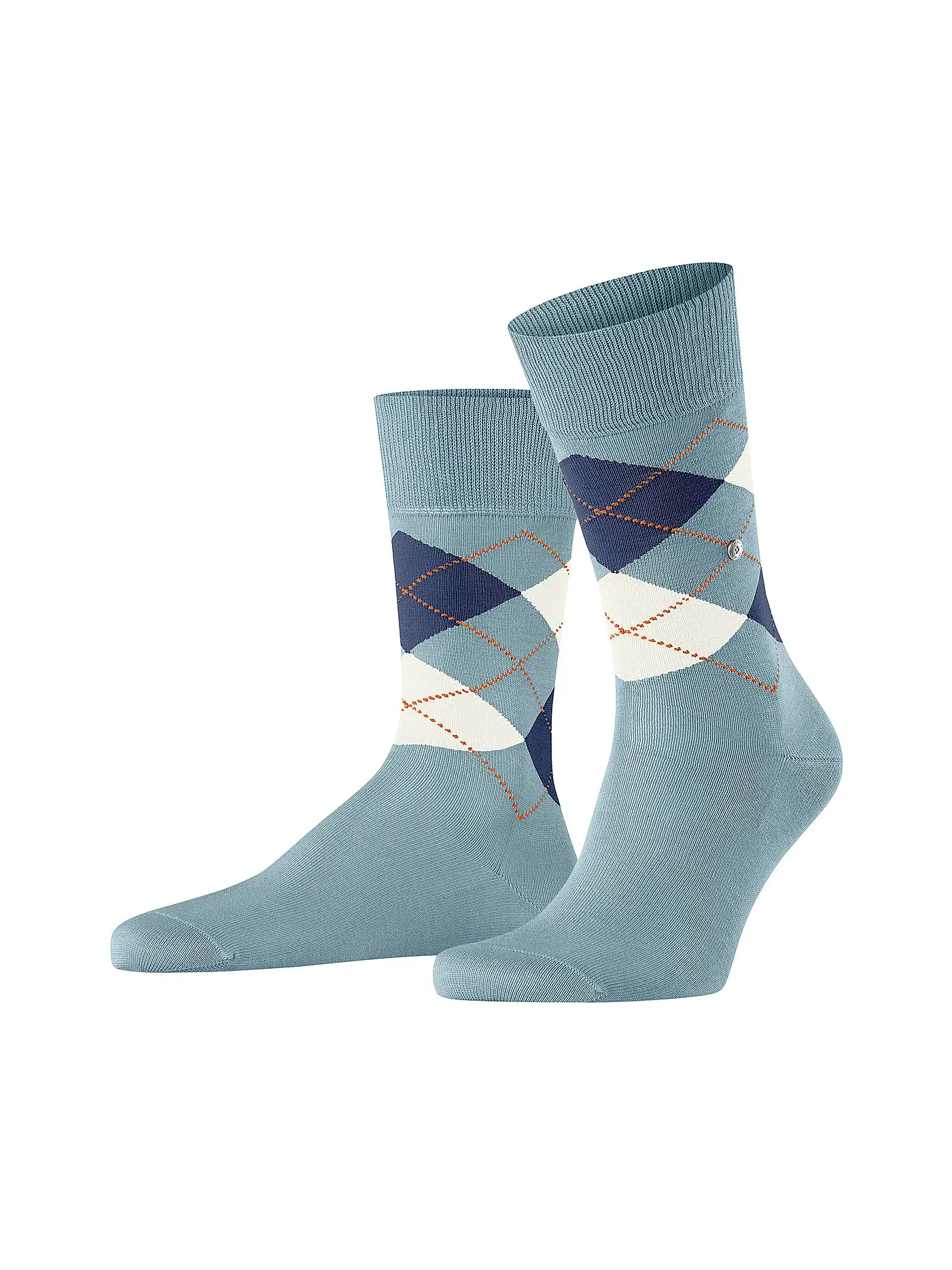BURLINGTON | Herren Socken 40-46 MANCHESTER black | blau