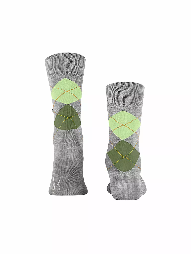 BURLINGTON | Herren Socken 40-46 MANCHESTER light grey | camel