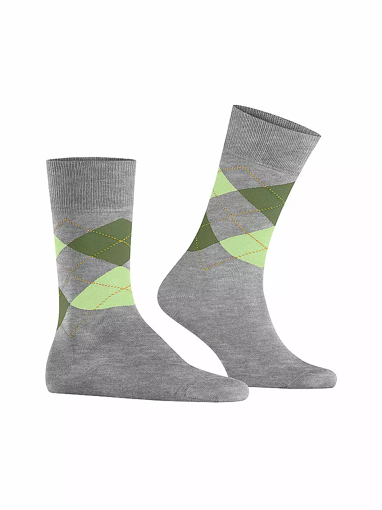BURLINGTON | Herren Socken 40-46 MANCHESTER light grey | camel