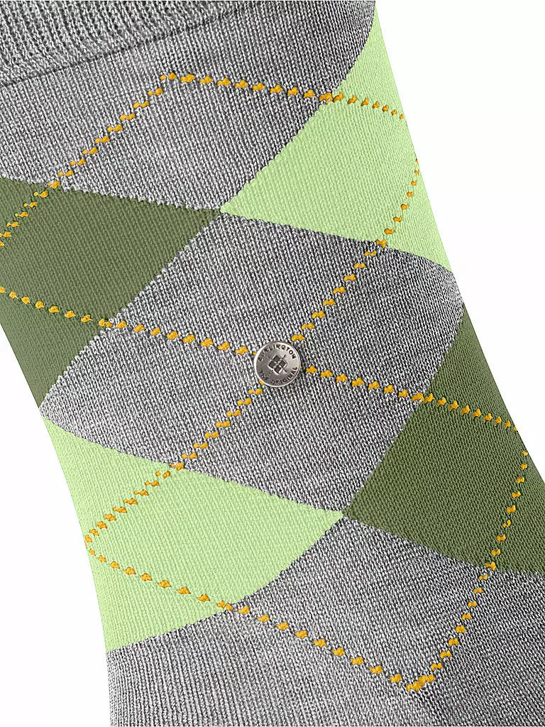 BURLINGTON | Herren Socken 40-46 MANCHESTER light grey | camel