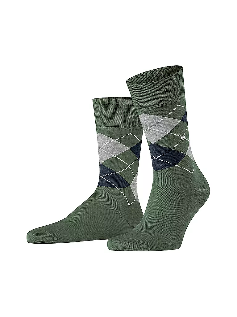 BURLINGTON | Herren Socken 40-46 MANCHESTER mountain green | olive