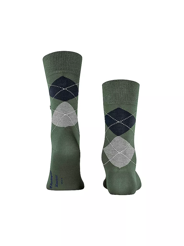 BURLINGTON | Herren Socken 40-46 MANCHESTER mountain green | olive