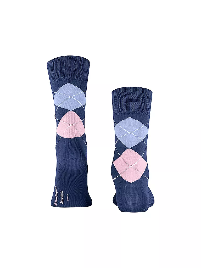 BURLINGTON | Herren Socken 40-46 MANCHESTER night blue | hellgrau