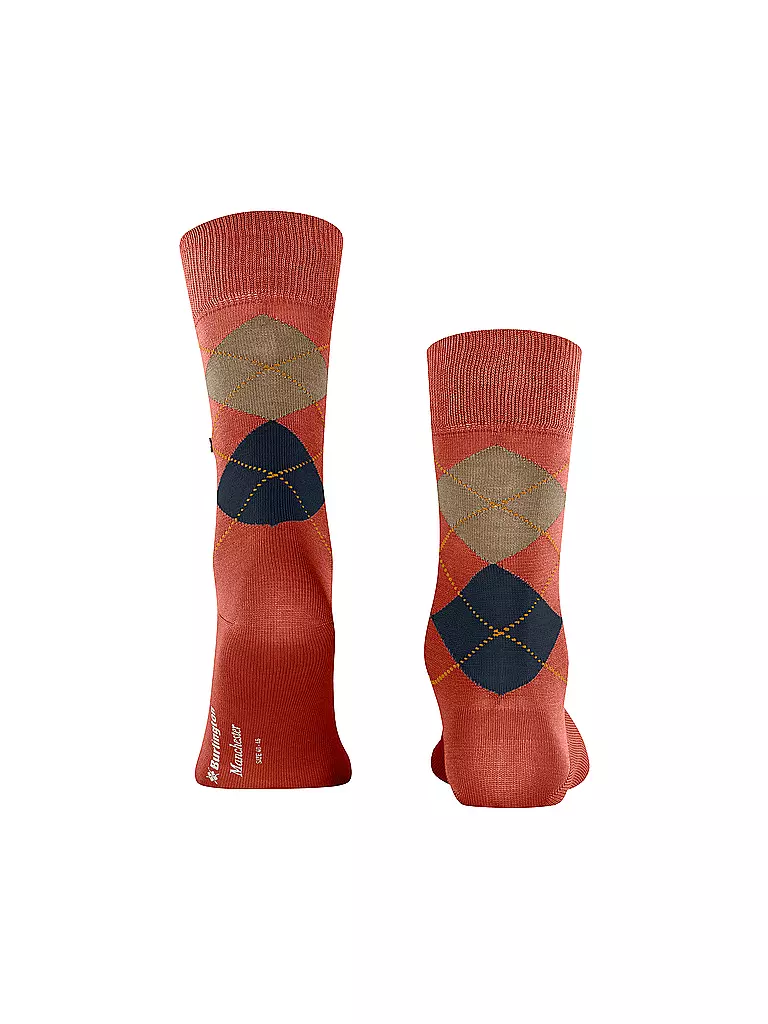 BURLINGTON | Herren Socken 40-46 MANCHESTER orange | orange
