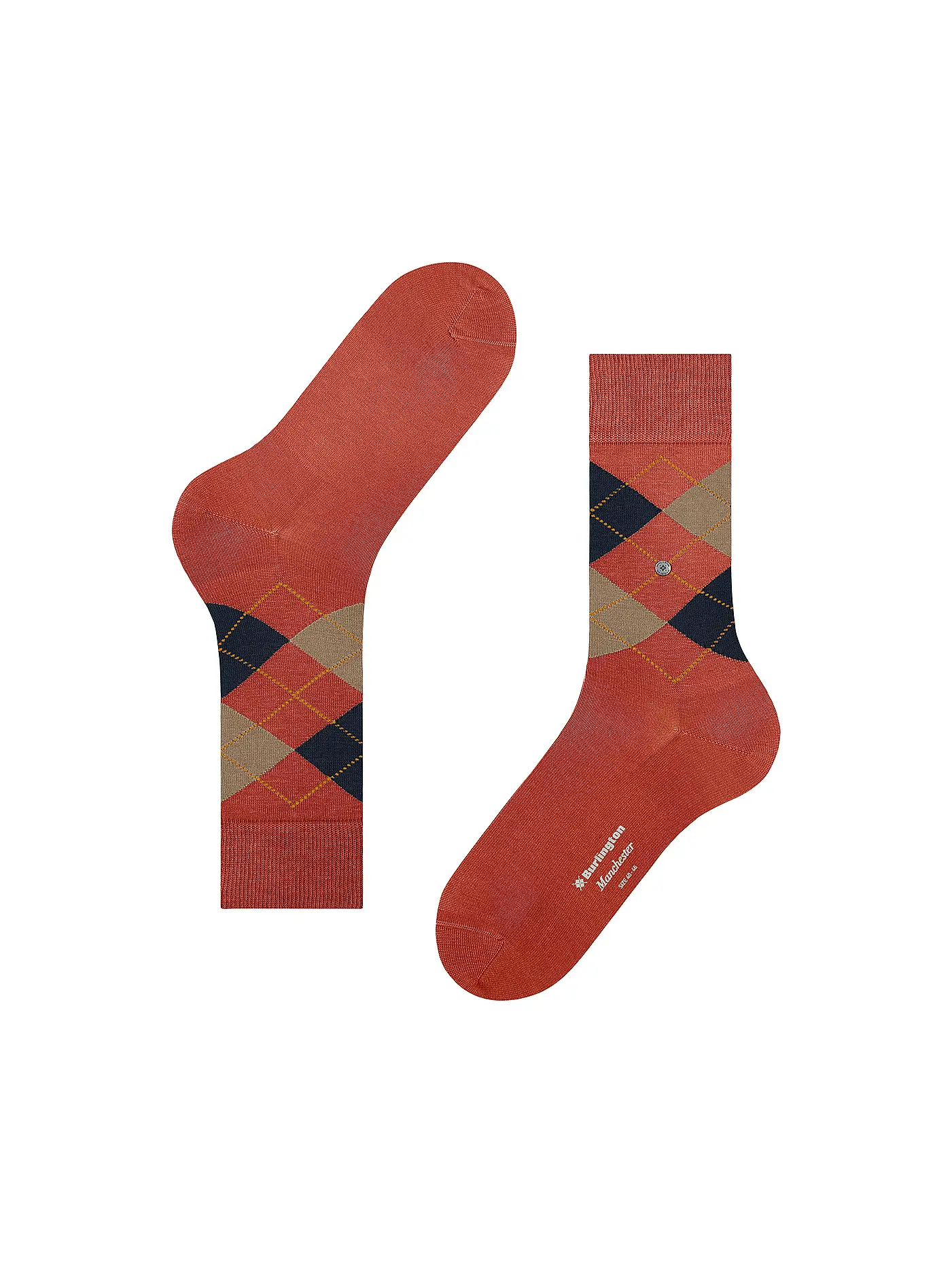 BURLINGTON | Herren Socken 40-46 MANCHESTER orange | orange