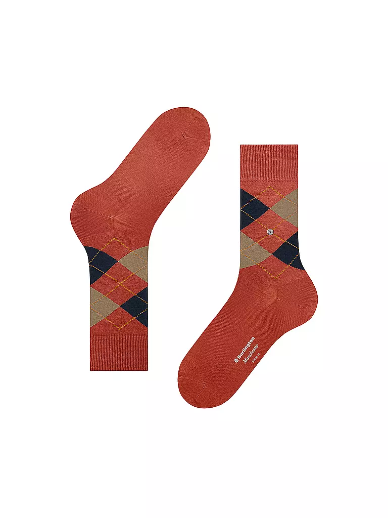 BURLINGTON | Herren Socken 40-46 MANCHESTER orange | orange
