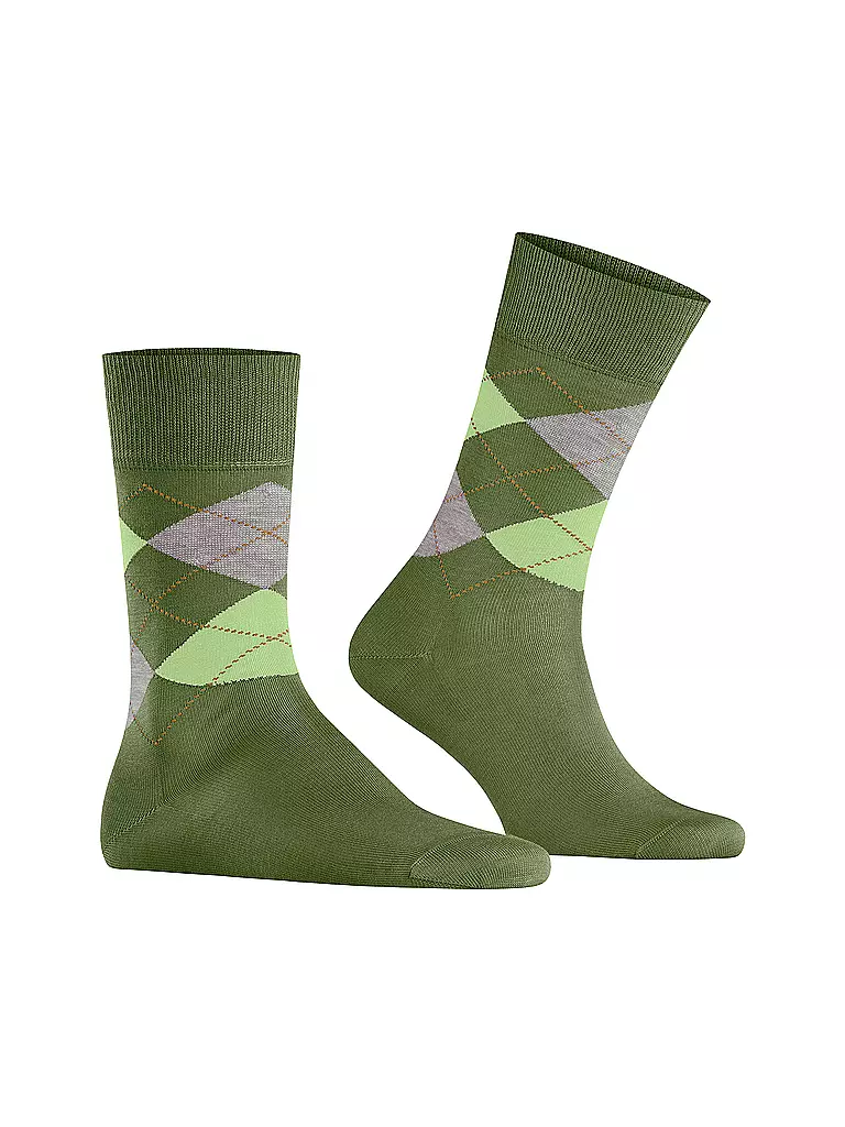 BURLINGTON | Herren Socken 40-46 MANCHESTER shamrock | hellgrau