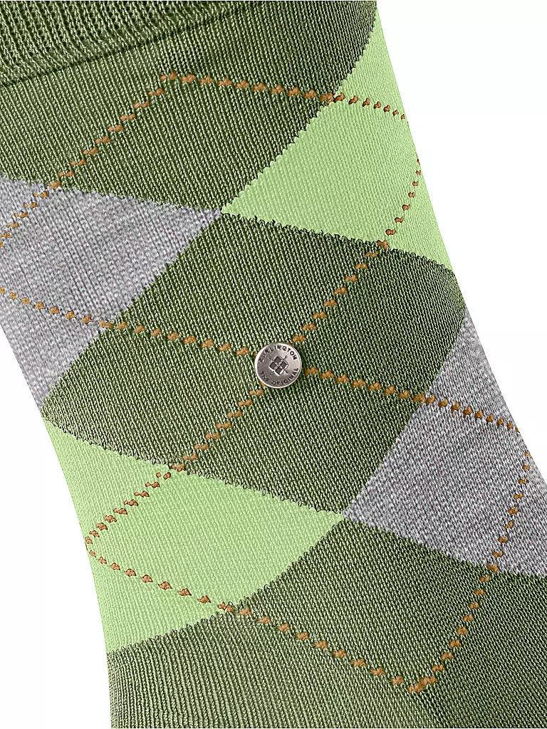 BURLINGTON | Herren Socken 40-46 MANCHESTER shamrock | hellgrau