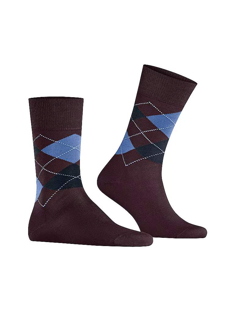 BURLINGTON | Herren Socken 40-46 MANCHESTER tangerine bluestone | beere