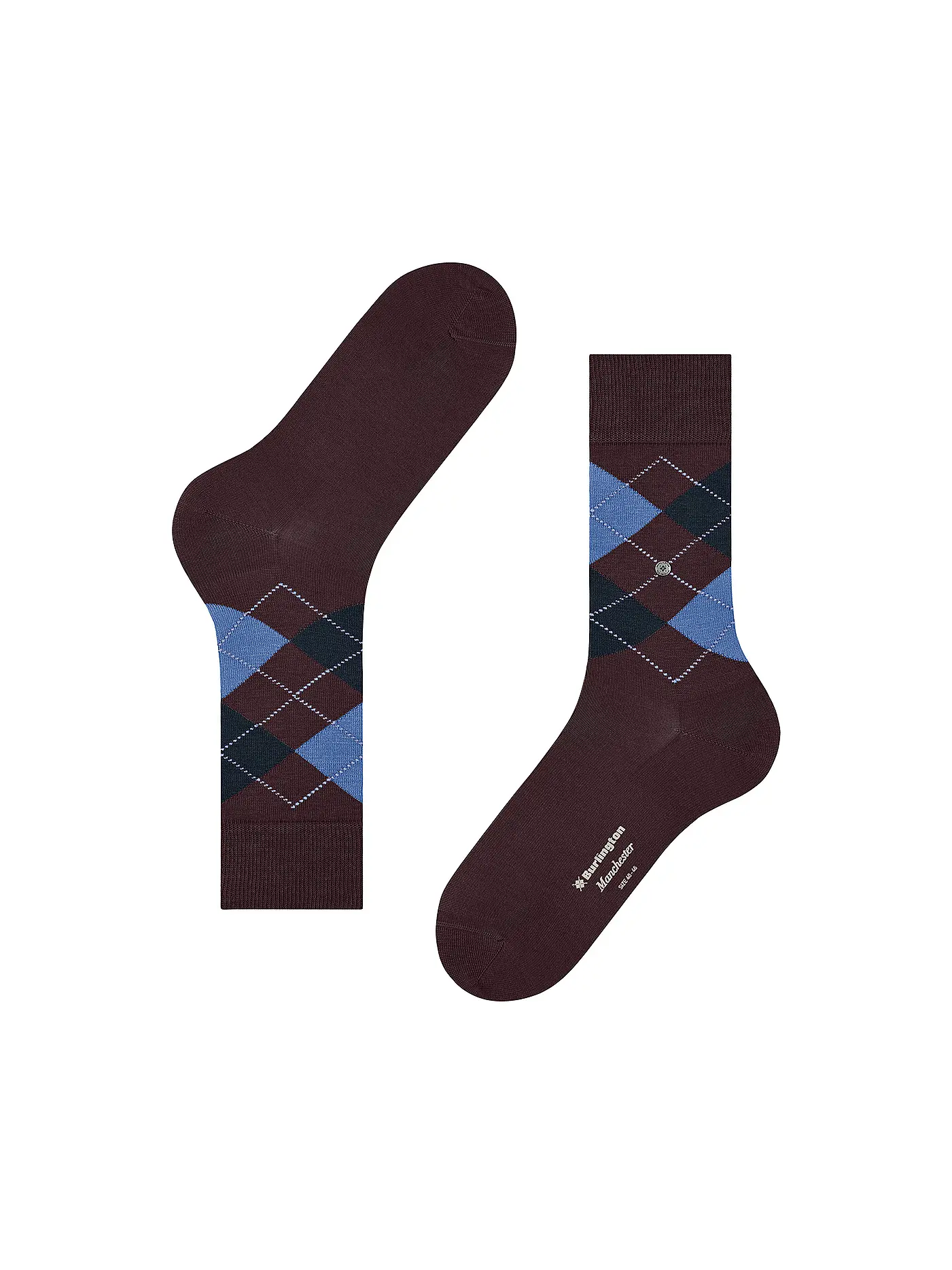 BURLINGTON | Herren Socken 40-46 MANCHESTER tangerine bluestone | beere