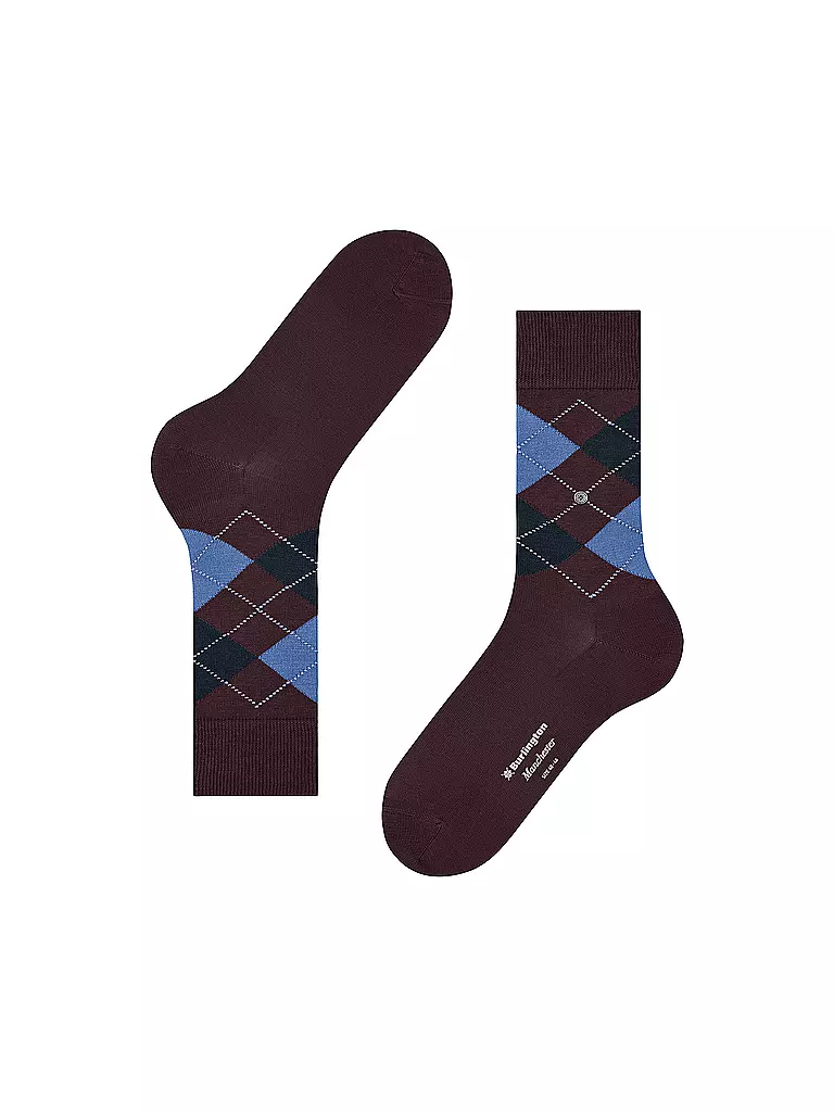 BURLINGTON | Herren Socken 40-46 MANCHESTER tangerine bluestone | beere