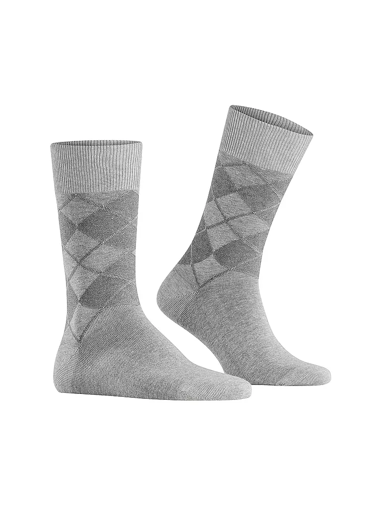 BURLINGTON | Herren Socken BOLTON 40-46 light grey | grau