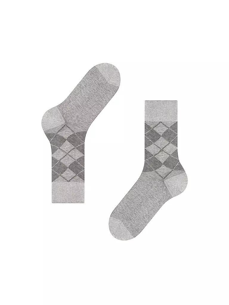 BURLINGTON | Herren Socken BOLTON 40-46 light grey | grau