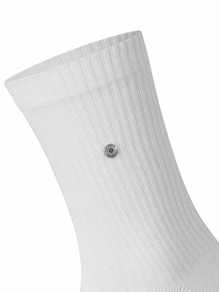 BURLINGTON | Herren Socken BOND STREET 40-46 white | hellgrau