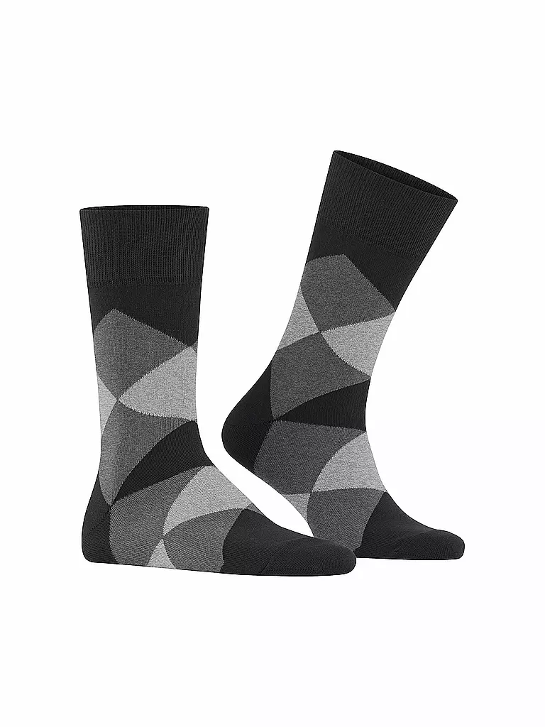 BURLINGTON | Herren Socken CLYDE 40-46 black | schwarz