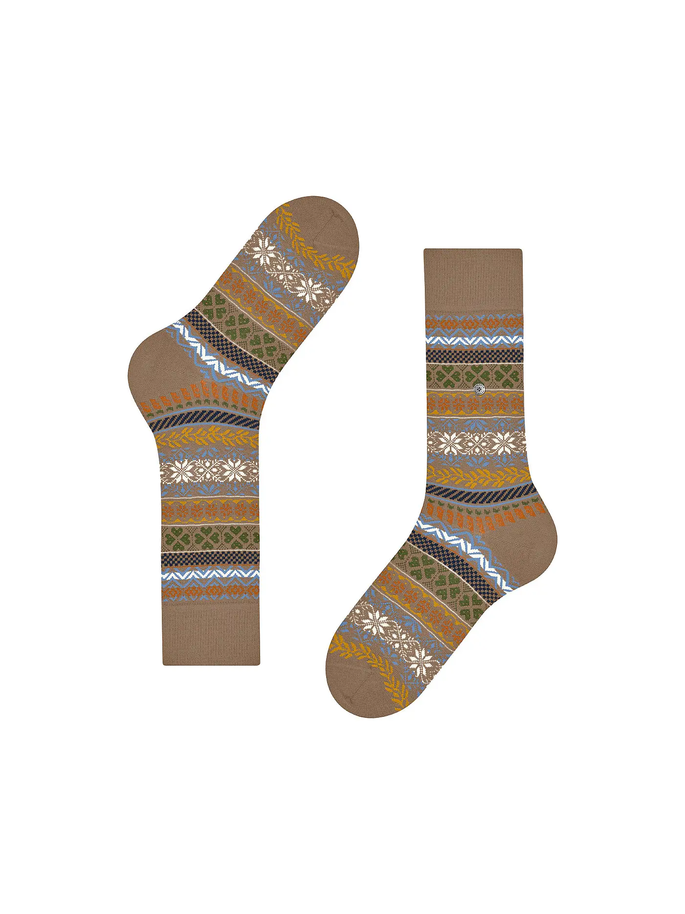 BURLINGTON | Herren Socken COUNTRY FAIR ISLE 40-46 camel | camel
