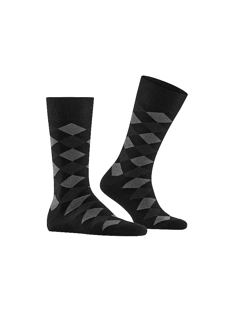 BURLINGTON | Herren Socken DANNY 40-46 black | schwarz