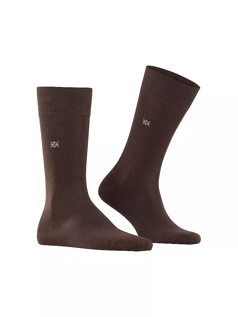 BURLINGTON | Herren Socken DUBLIN SO 40-46 chocolate | hellblau