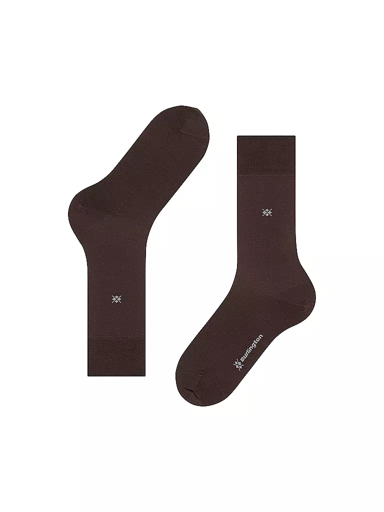 BURLINGTON | Herren Socken DUBLIN SO 40-46 chocolate | hellblau