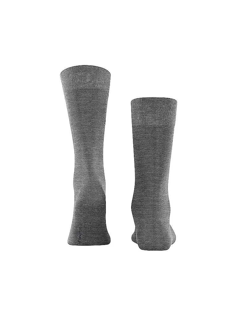 BURLINGTON | Herren Socken DUBLIN SO 40-46 steel mel. | hellgrau