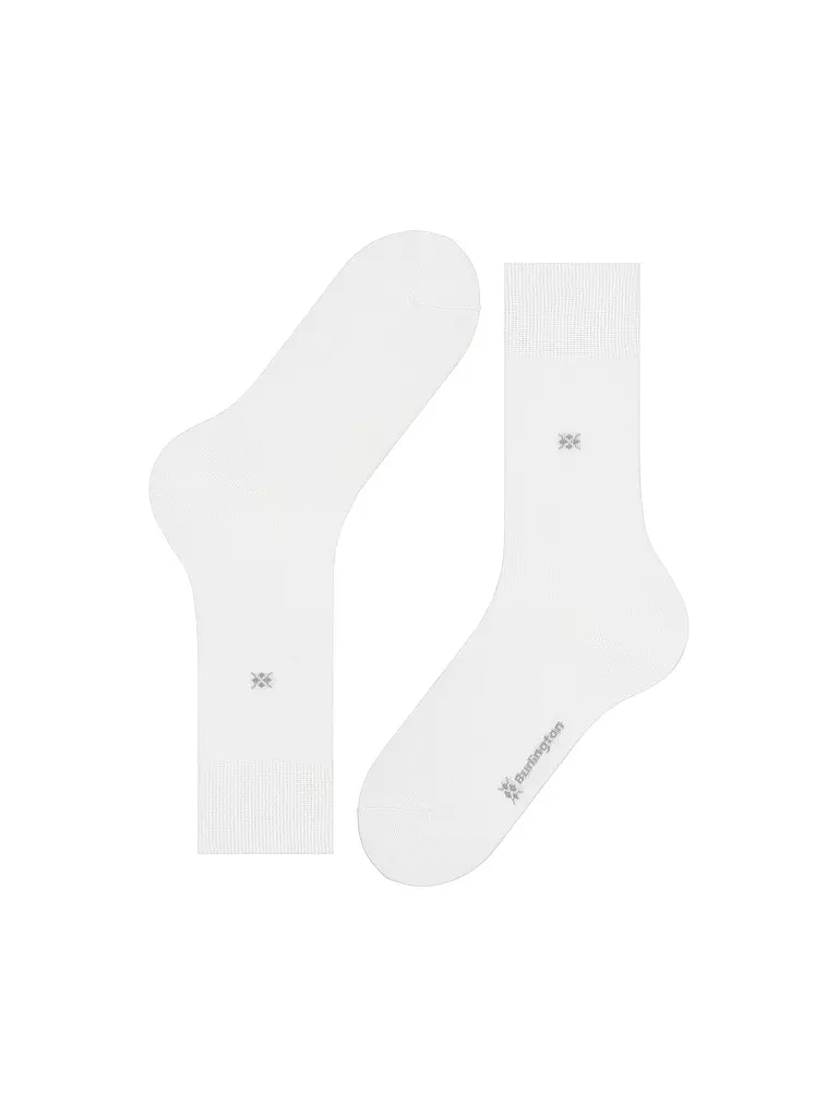 BURLINGTON | Herren Socken DUBLIN SO 40-46 white | hellblau
