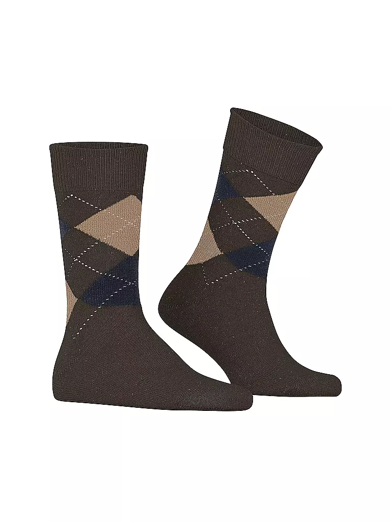 BURLINGTON | Herren Socken DUNDEE 40-46 buckeye mel | dunkelrot