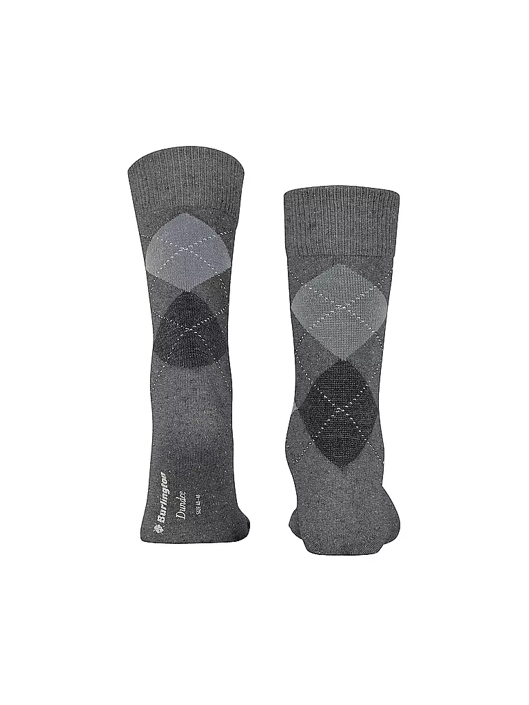 BURLINGTON | Herren Socken DUNDEE 40-46 carbon mel | grau