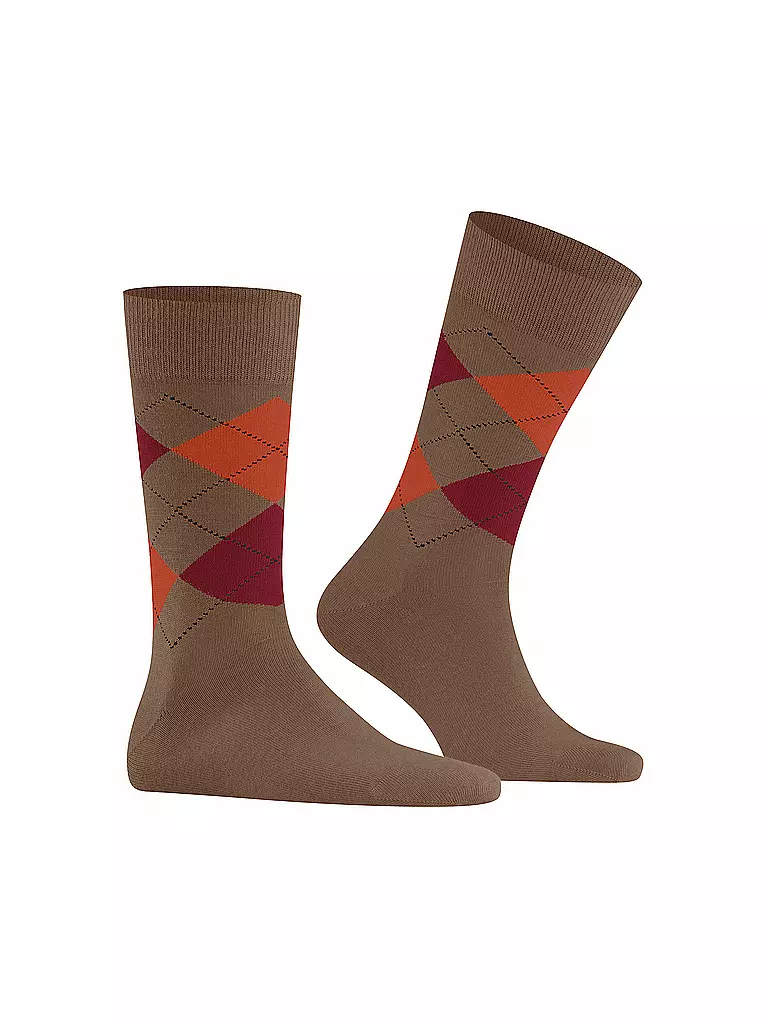 BURLINGTON | Herren Socken EDINBURGH 40-46 aztec | camel