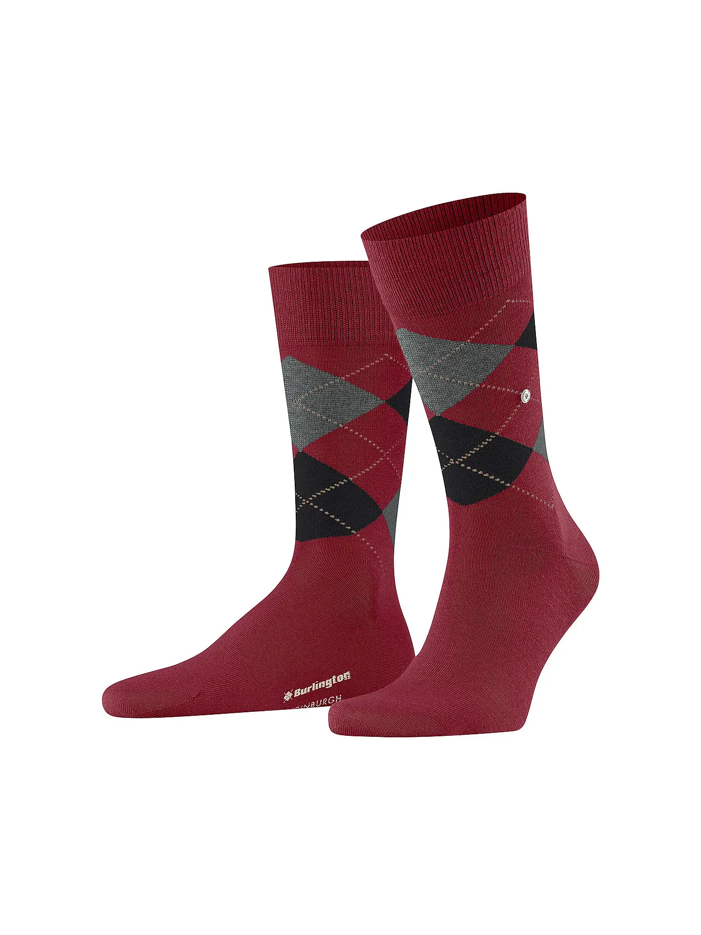 BURLINGTON | Herren Socken EDINBURGH 40-46 cranberry | rot