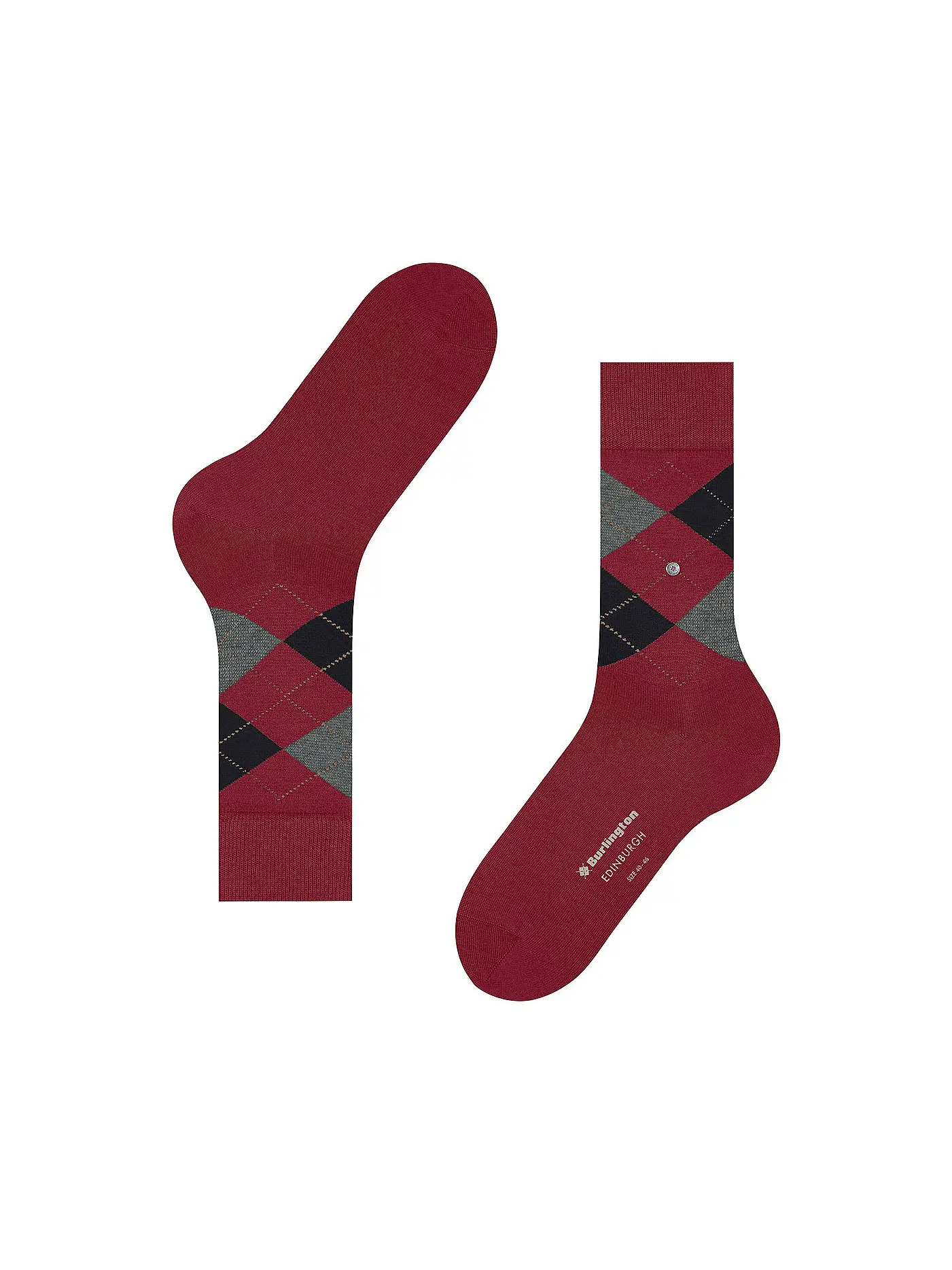 BURLINGTON | Herren Socken EDINBURGH 40-46 cranberry | rot