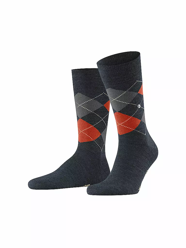 BURLINGTON | Herren Socken EDINBURGH 40-46 eisblau | dunkelblau