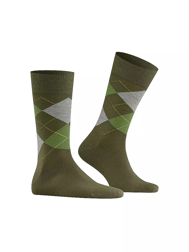 BURLINGTON | Herren Socken EDINBURGH 40-46 forest | olive