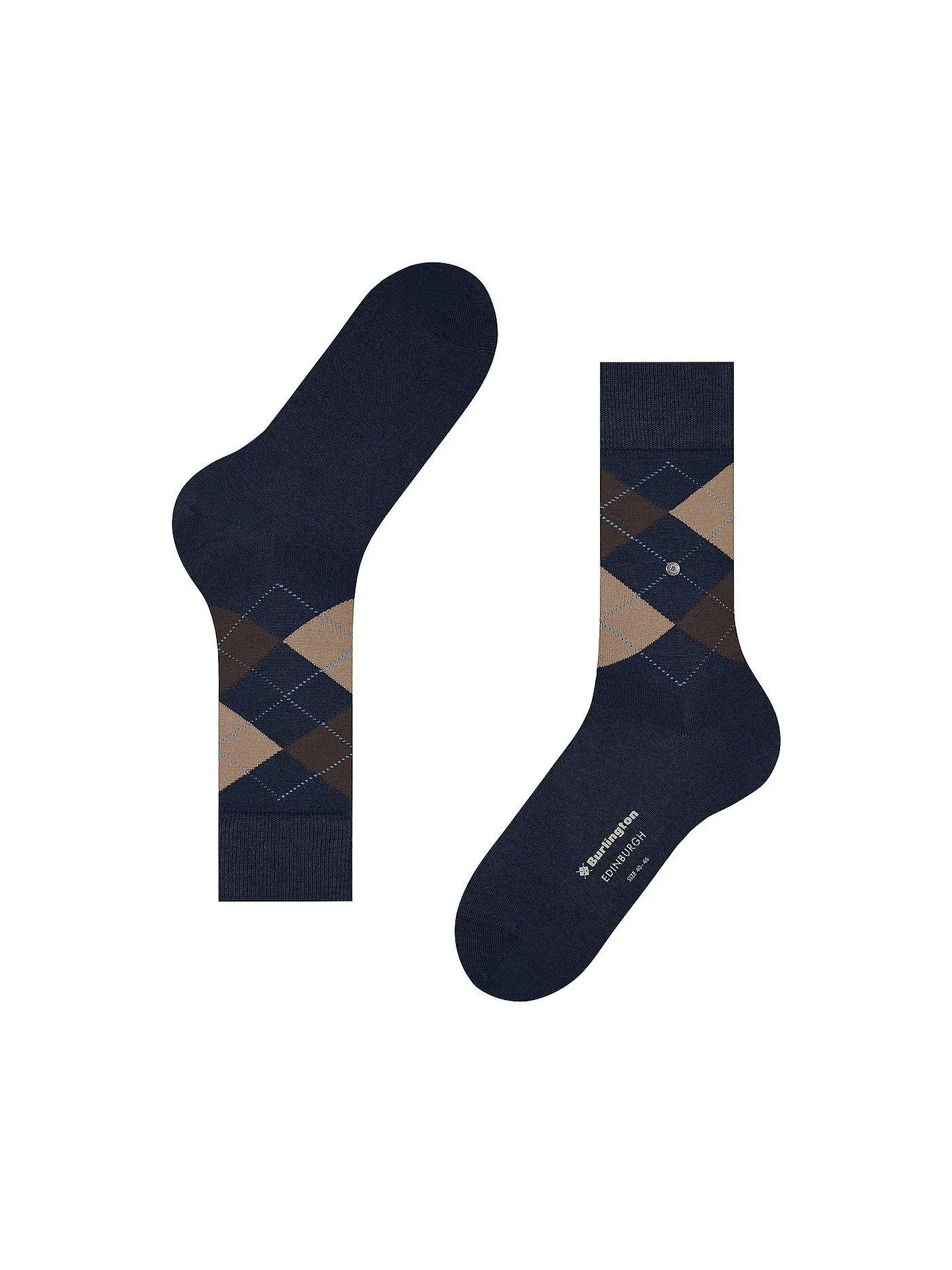 BURLINGTON | Herren Socken EDINBURGH 40-46 marine | dunkelblau