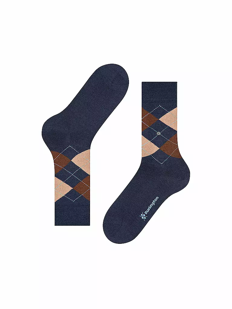 BURLINGTON | Herren Socken EDINBURGH 40-46 navy | dunkelblau