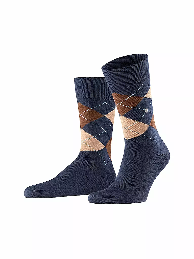 BURLINGTON | Herren Socken EDINBURGH 40-46 navy | dunkelblau