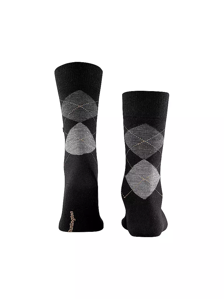 BURLINGTON | Herren Socken EDINBURGH 40-46 schwarz | dunkelblau