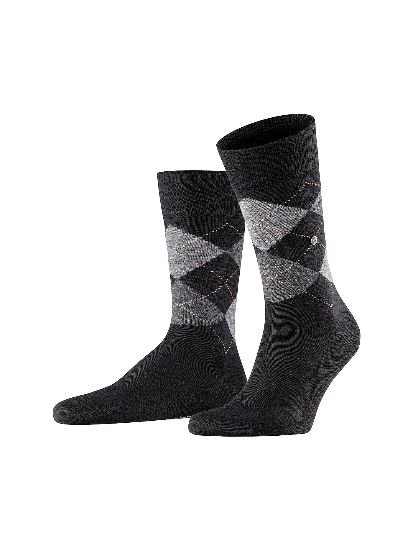 BURLINGTON | Herren Socken EDINBURGH 40-46 schwarz | schwarz