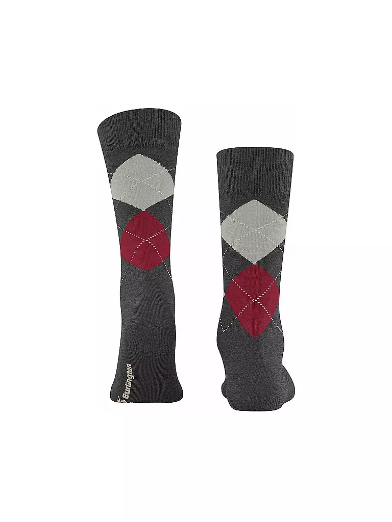 BURLINGTON | Herren Socken EDINBURGH 40-46 silver | grau