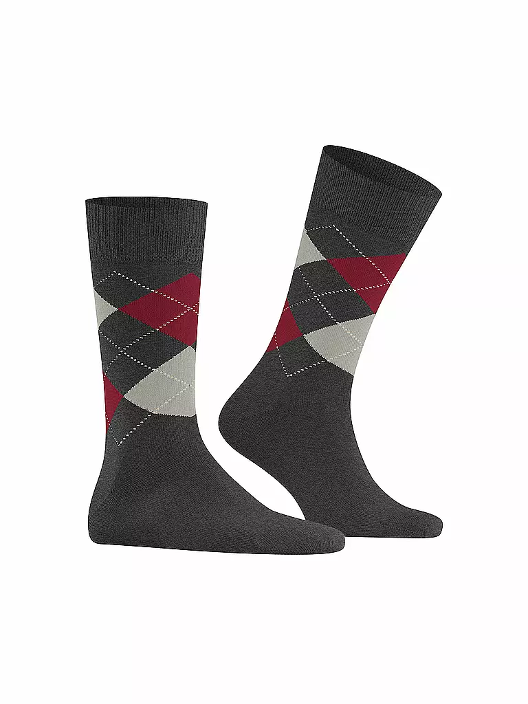 BURLINGTON | Herren Socken EDINBURGH 40-46 silver | grau