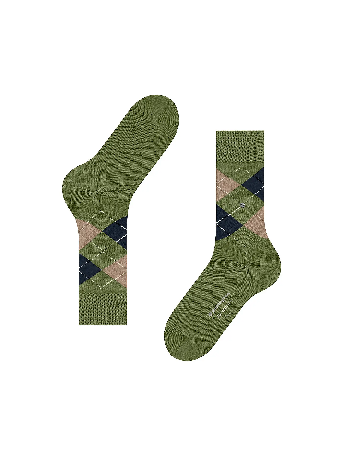 BURLINGTON | Herren Socken EDINBURGH cactus | olive