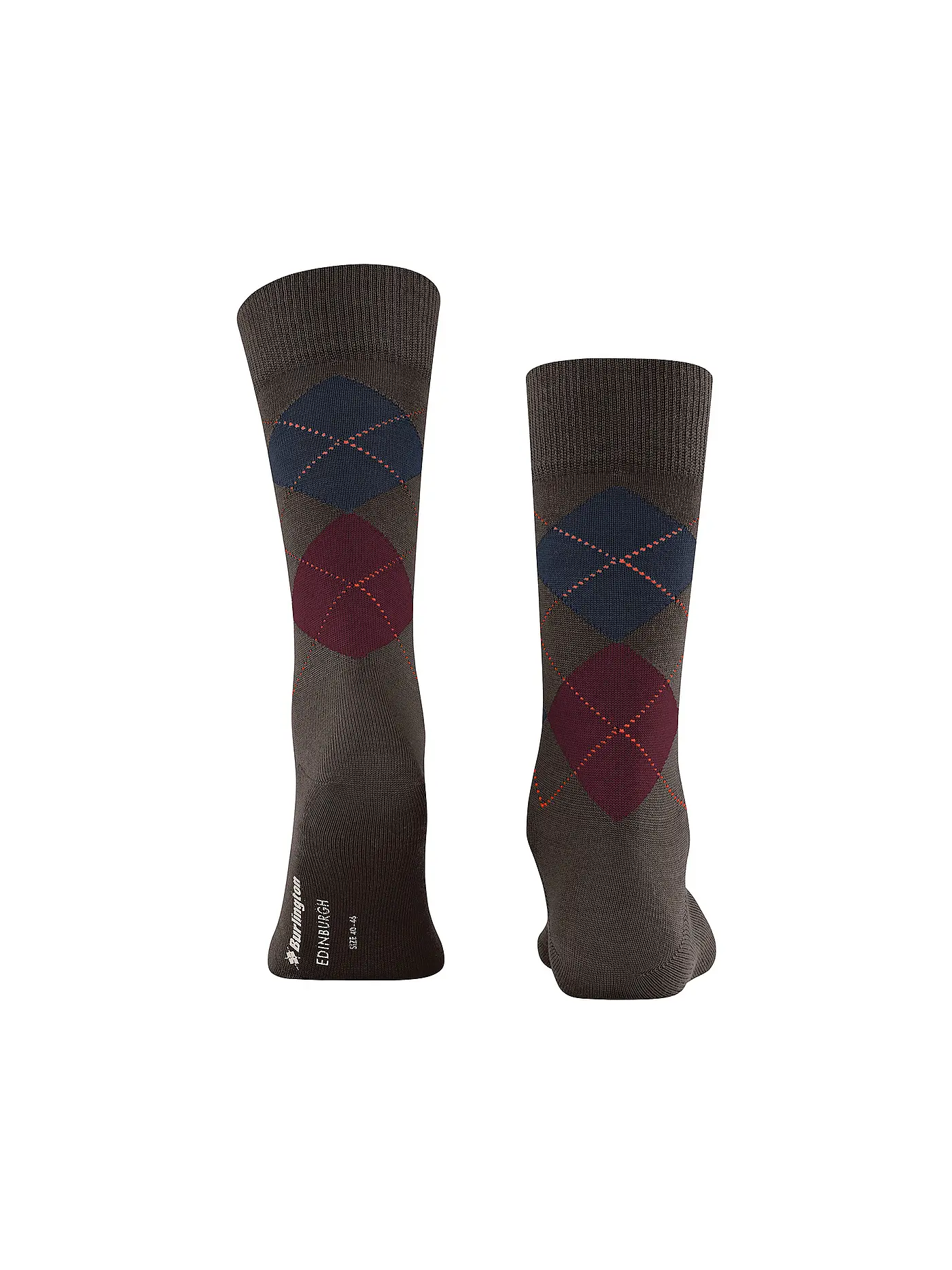 BURLINGTON | Herren Socken EDINBURGH dark brown | braun