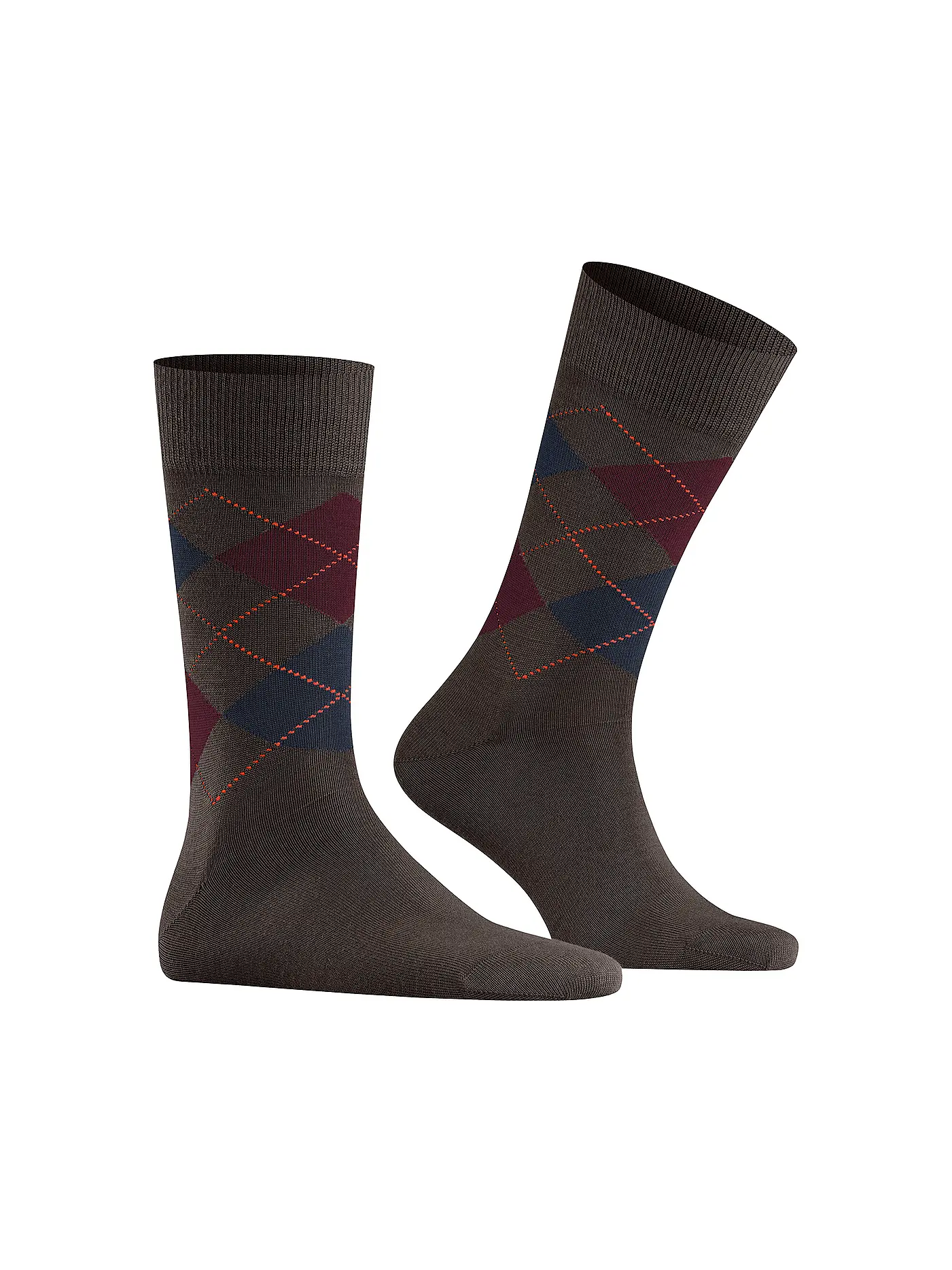 BURLINGTON | Herren Socken EDINBURGH dark brown | braun
