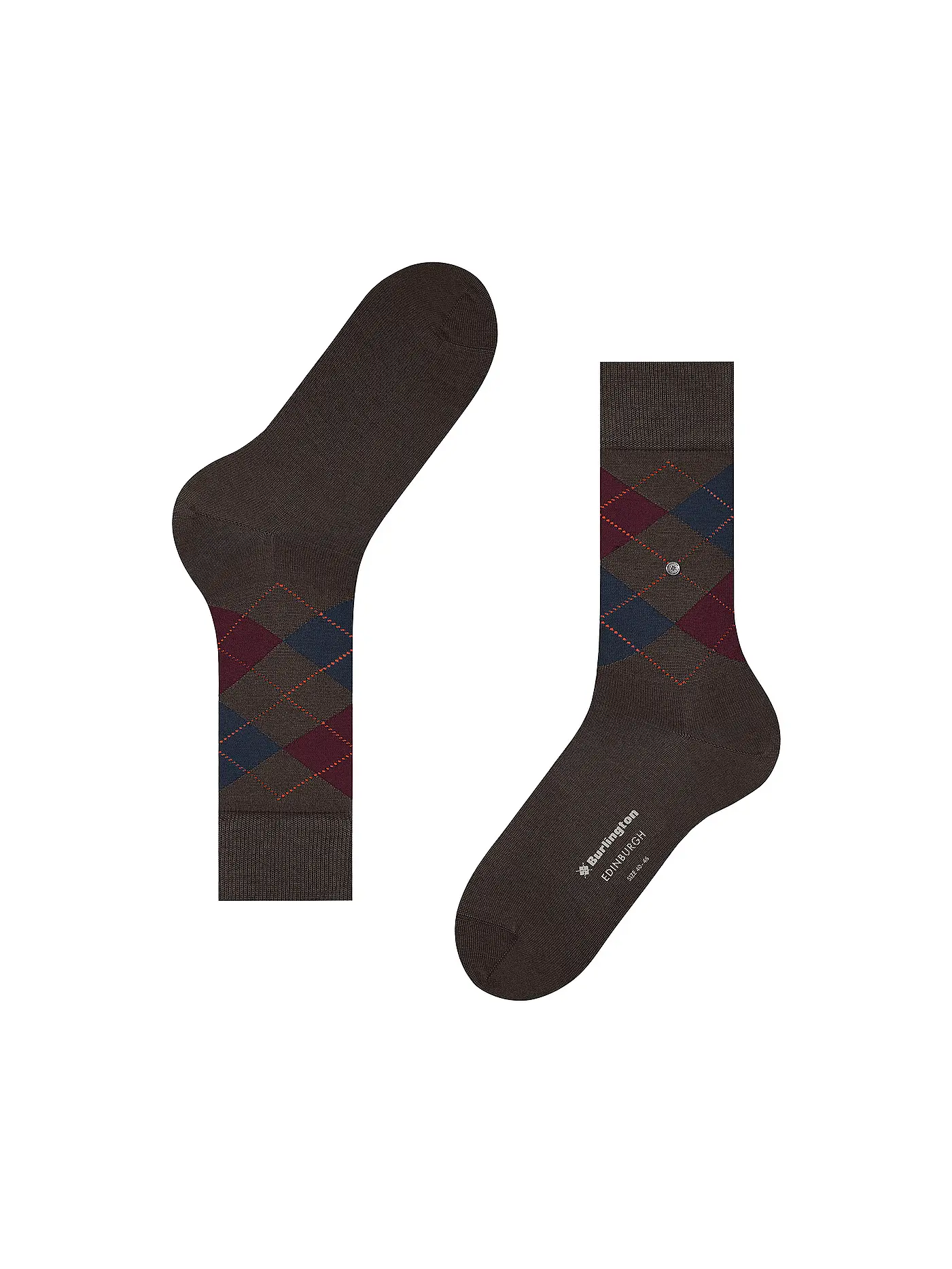 BURLINGTON | Herren Socken EDINBURGH dark brown | braun