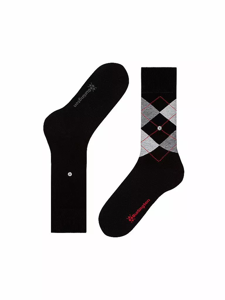 BURLINGTON | Herren Socken EVERYDAY 2-er Pkg. 40-46 black | schwarz