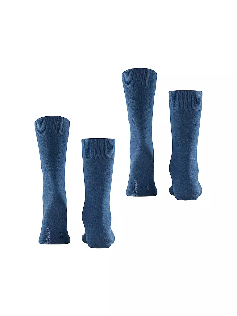 BURLINGTON | Herren Socken EVERYDAY 2-er Pkg. 40-46 dk. marine | schwarz