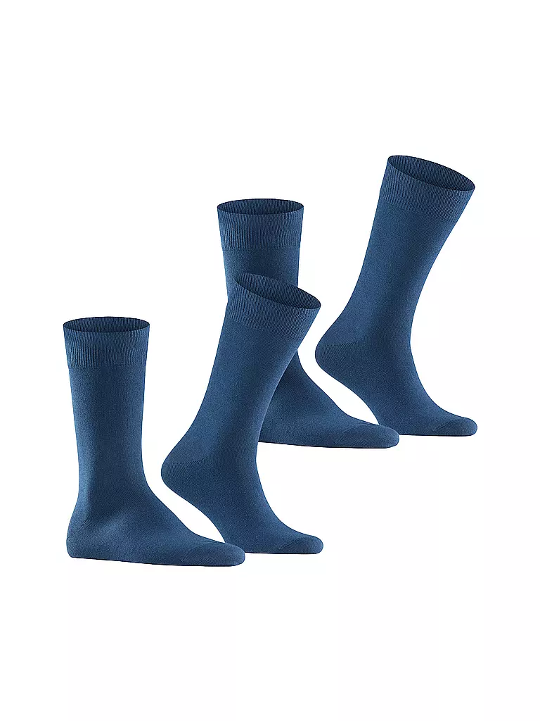 BURLINGTON | Herren Socken EVERYDAY 2-er Pkg. 40-46 dk. marine | blau