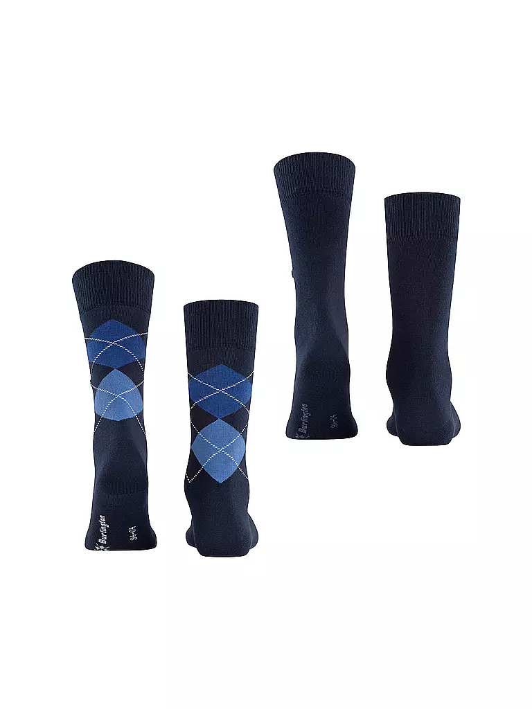 BURLINGTON | Herren Socken EVERYDAY 2-er Pkg. 40-46 marine | blau