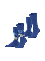 BURLINGTON | Herren Socken EVERYDAY 2-er Pkg. 40-46 marine | Blau