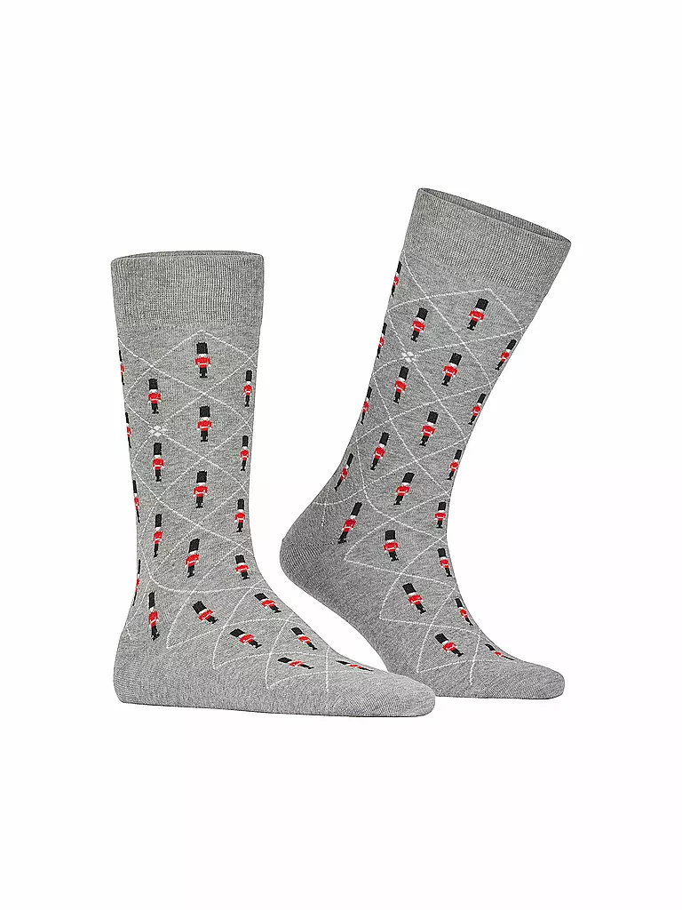 BURLINGTON | Herren Socken GUARD 40-46 light grey | hellgrau