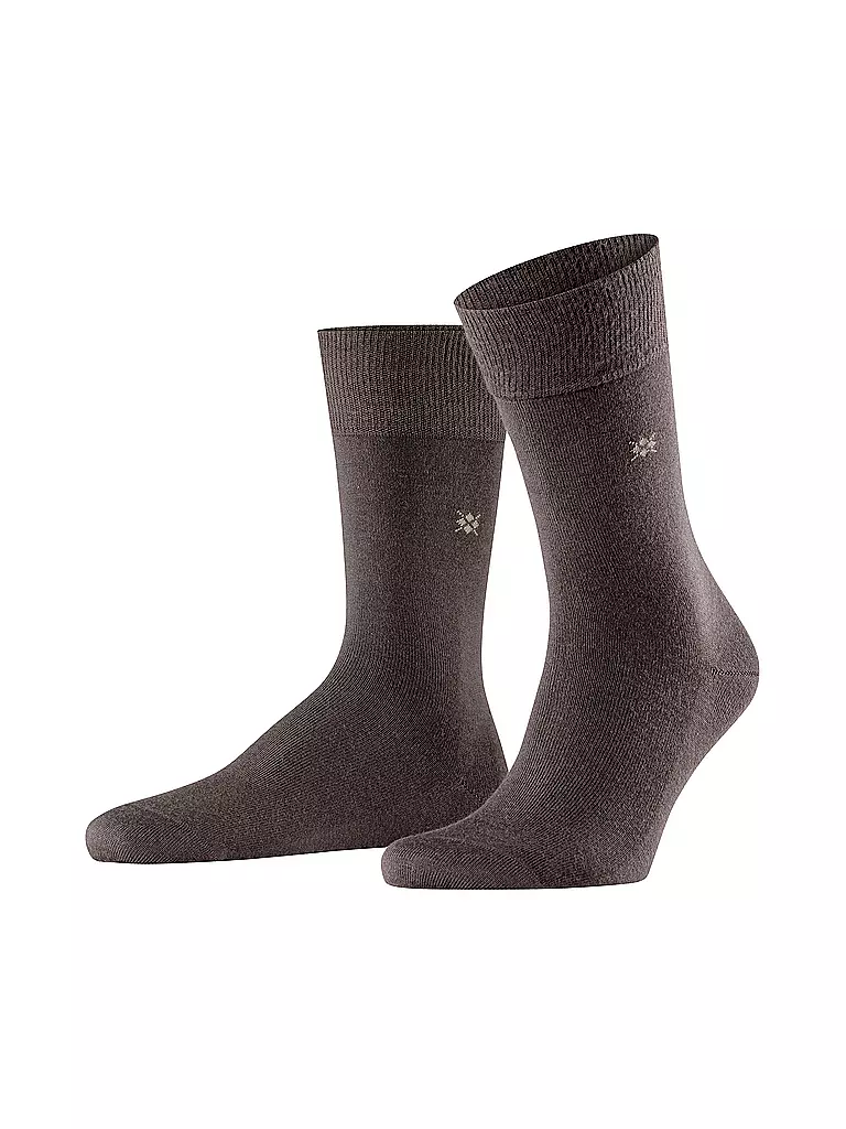 BURLINGTON | Herren Socken LEEDS 40-46 d.braun | braun